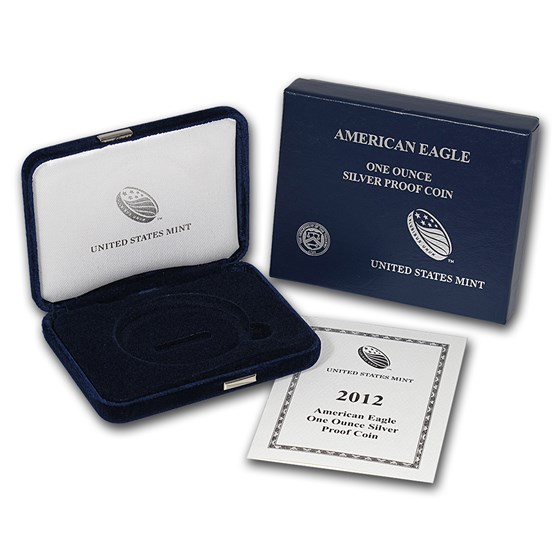 OGP - 2012 Silver American Eagle Proof (Empty Box & COA) OGP - 2012 Silver American Eagle Proof (Empty Box & COA)